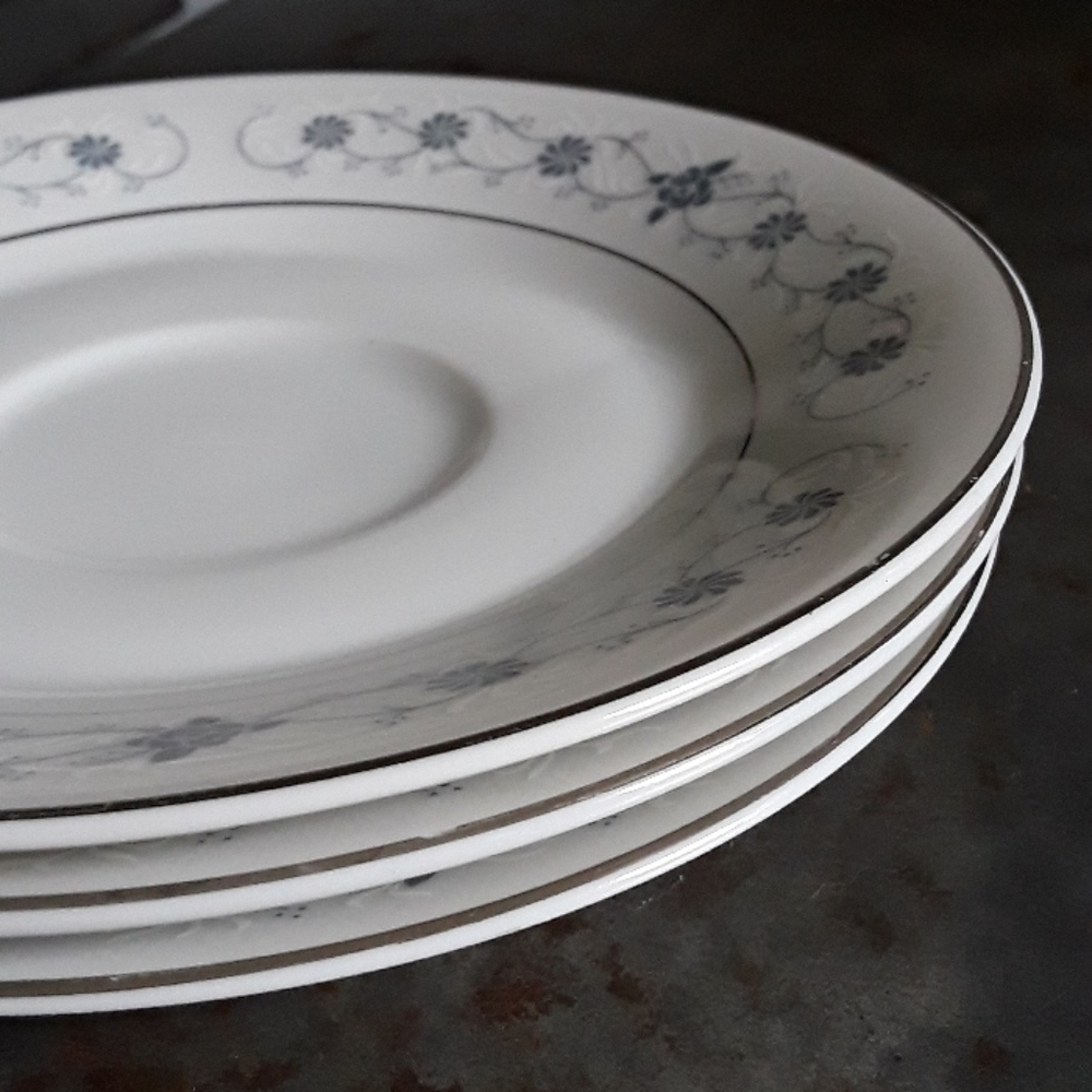 Three antique Taihei Duchess saucers